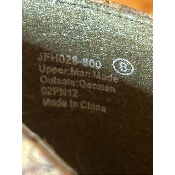 JUST FABULOUS Size 8 5.25" Heel 1.5" Platform Cork Shoes - Picture 9 of 9